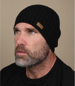 gorro negro simple Geilo black